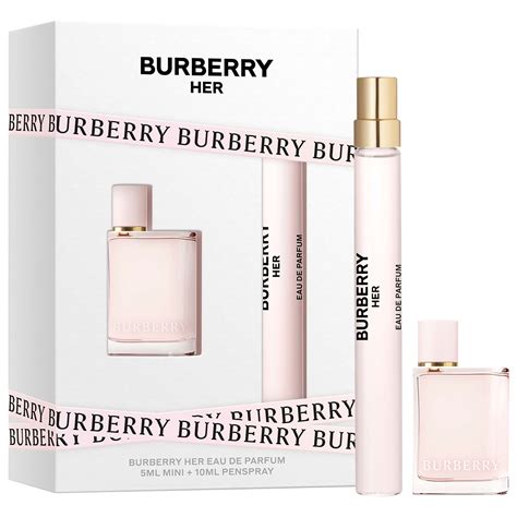 burberry her eau de parfum mini duo set|Burberry Her peony scent.